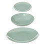 Voir la diapositive 1 : SECRET DE GOURMET Service de Table 18 Pièces  Colorama  26cm Vert Menthe