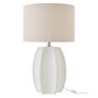 Voir la diapositive 1 : Paris Prix Lampe à Poser en Céramique  Latasha  70cm Blanc