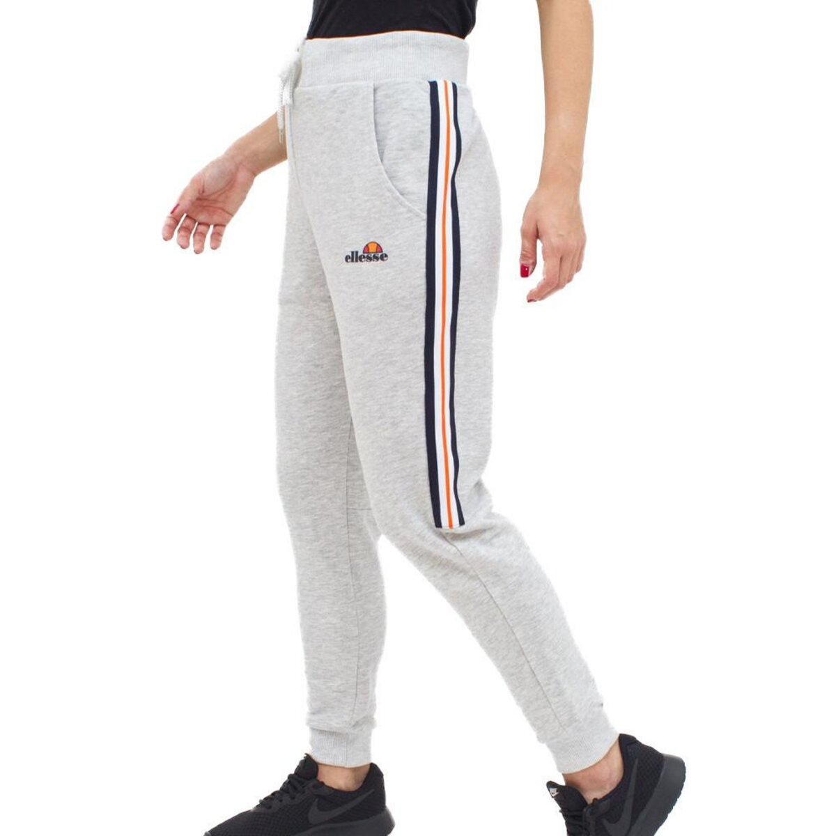 ELLESSE Jogging Gris Femme Ellesse Heritage Cuffed pas cher