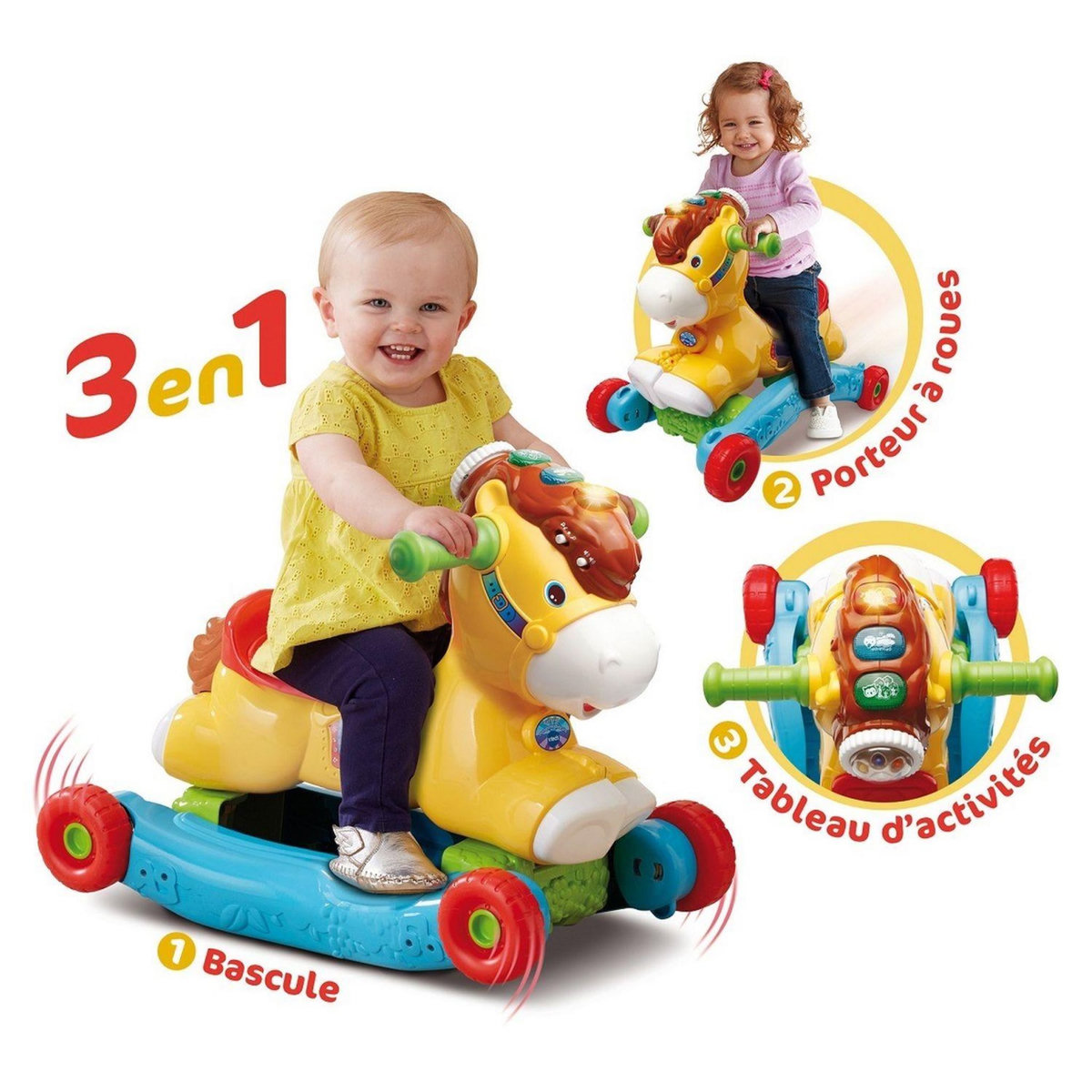 VTECH P'tit Galop, mon poney basculo interactif 