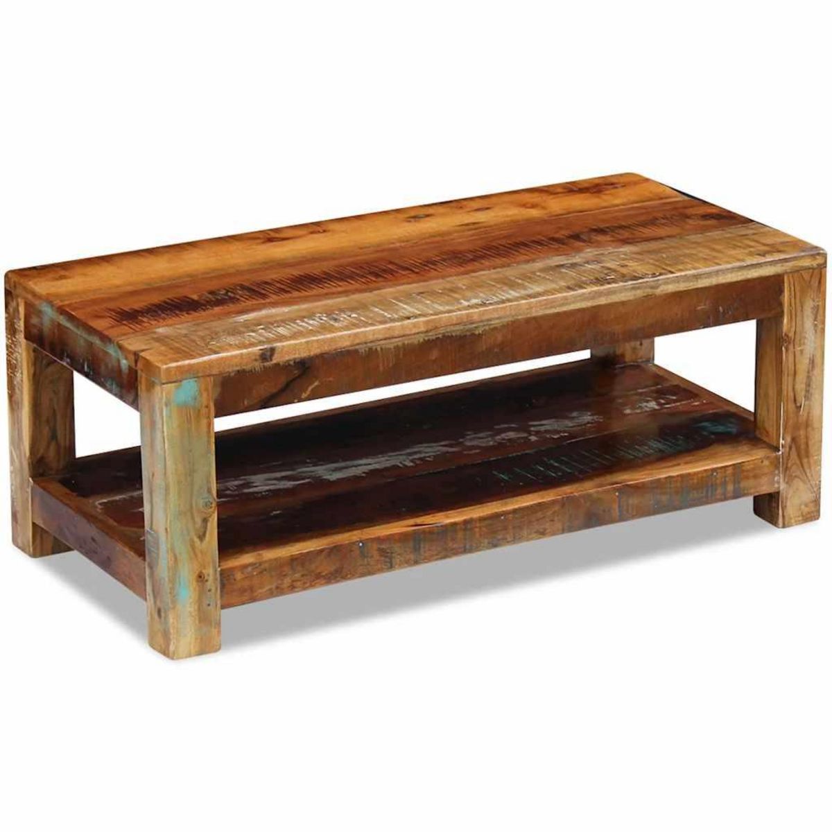 VIDAXL Table basse Bois de recuperation massif 90x45x35 cm