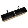 Voir la diapositive 4 : VIDAXL Jardinieres 2 pcs Jacinthe d'eau