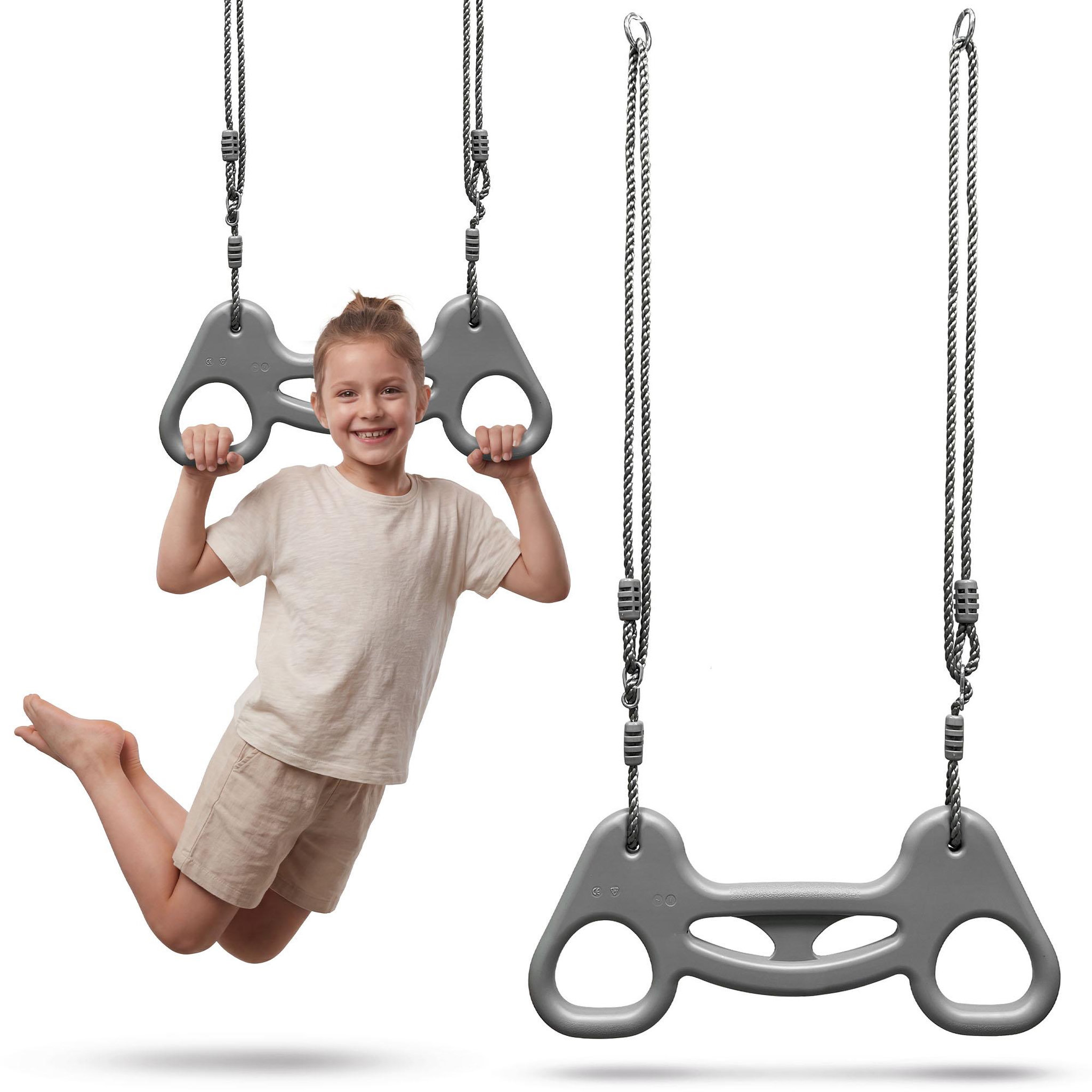 HYPERMOTION Trapèze de gymnastique HyperMotion pour enfants avec poignée antidérapantes-
