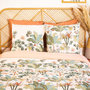 Voir la diapositive 2 : COTE DECO Housse de couette 240x220 MENTISSA + 2 taies 100% coton adouci 57 fils/cm2