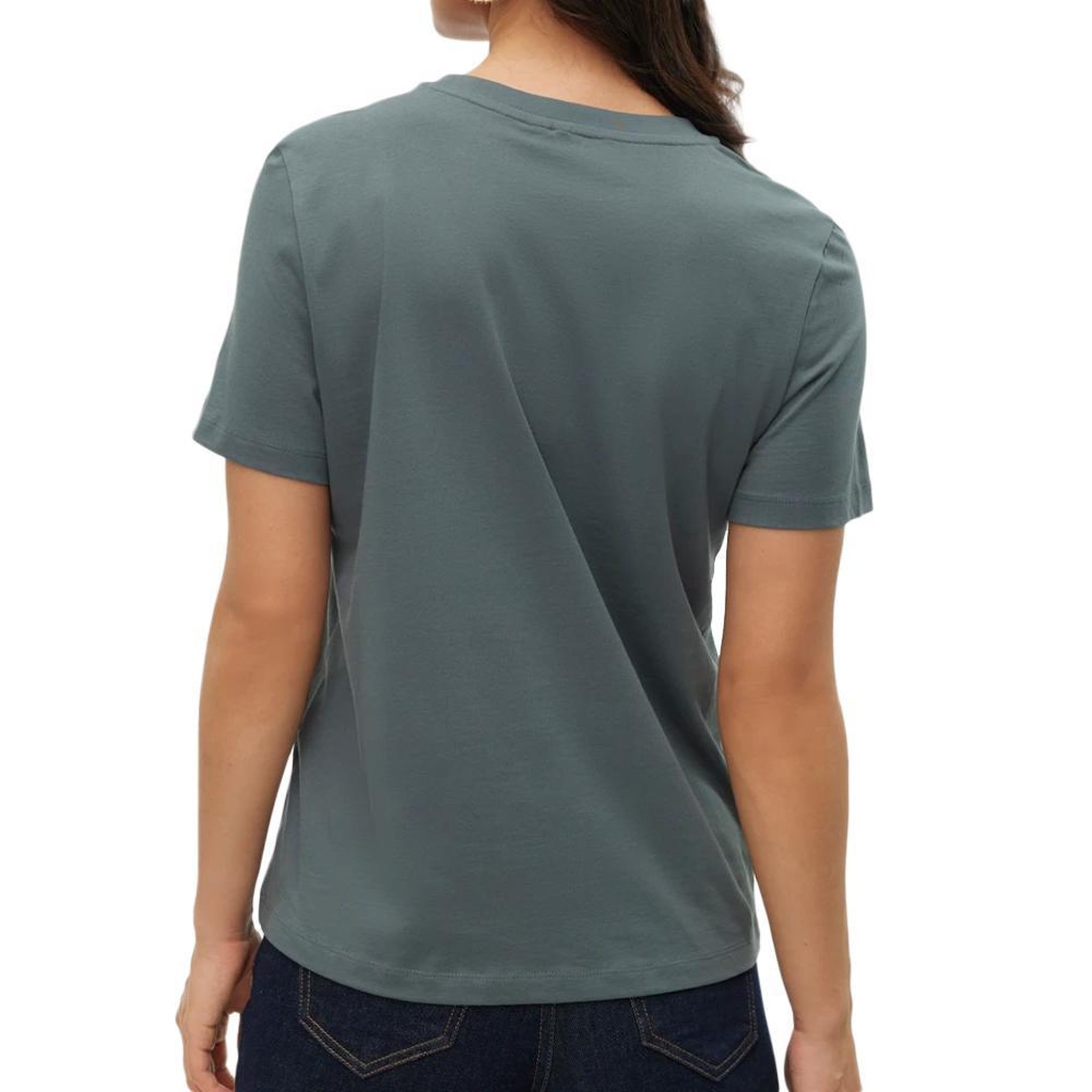 Voir la diapositive 2 : Vero Moda T-shirt Kaki Femme Vero Moda Paulina