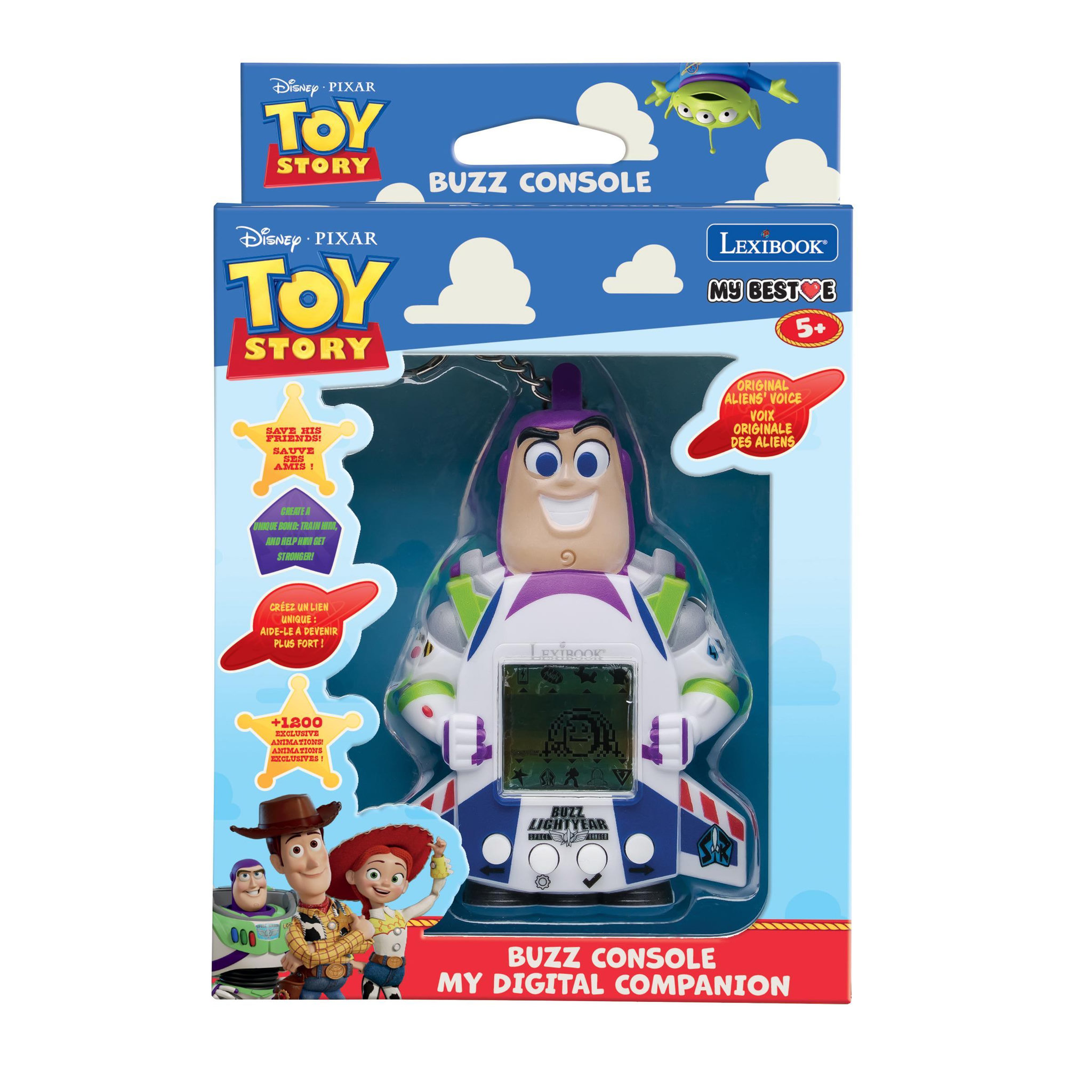 Voir la diapositive 3 : Lexibook Console My Best-E® comprenant 3 jeux de l'univers Disney Toy Story