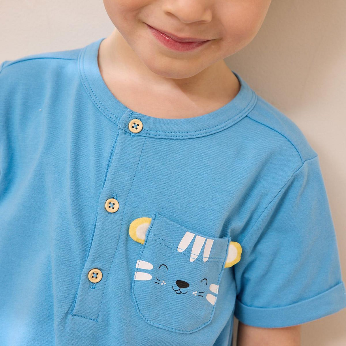 Petit Béguin Ensemble enfant t-shirt et short Biscarosse