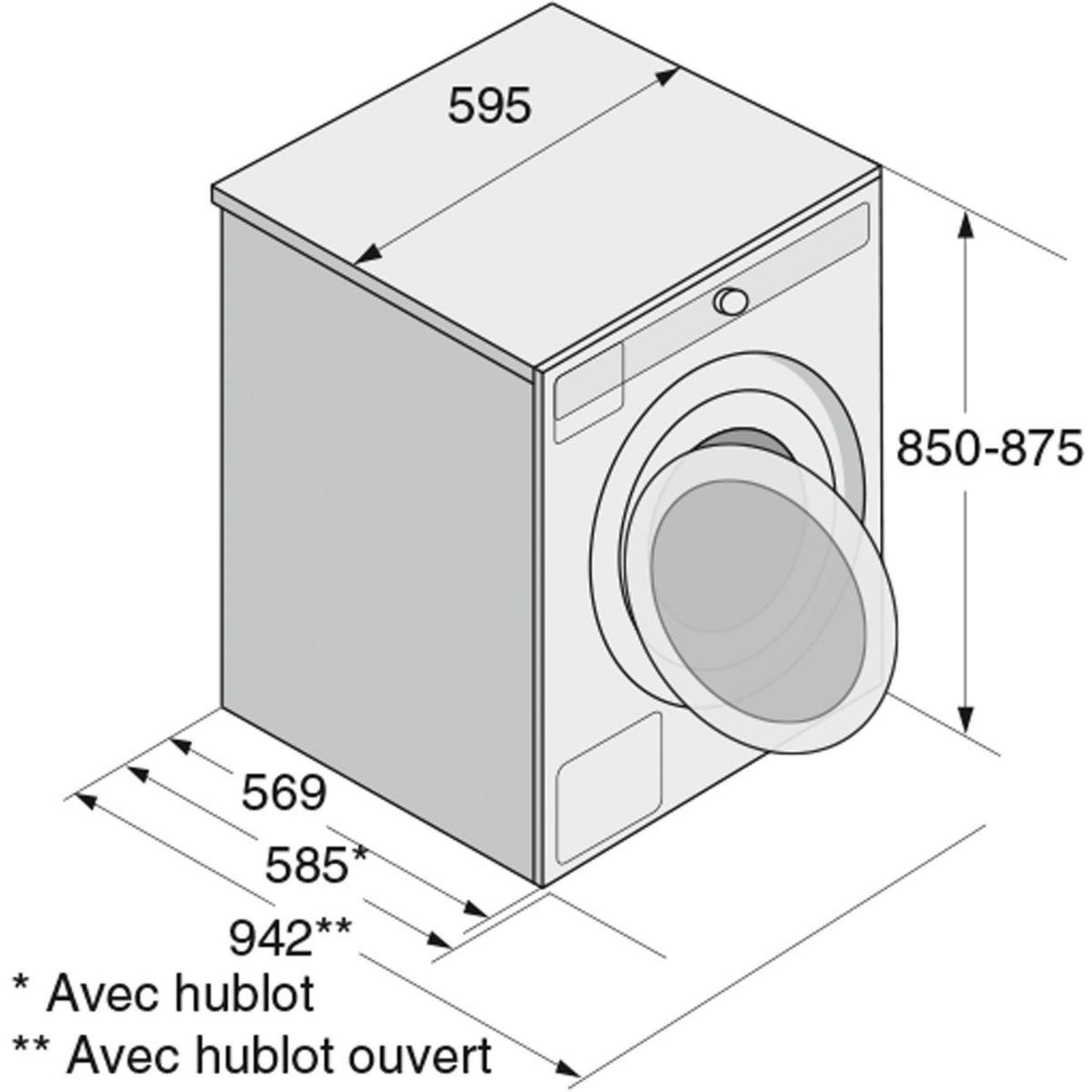Voir la diapositive 4 : ASKO Lave linge hublot W2086C.W/3 - 8 kg - 1600 tr/min - Classe A - Moteur induction direct drive (sans courroie)