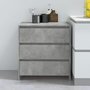 Voir la diapositive 1 : VIDAXL Buffet Gris beton 70x41x75 cm Bois d'ingenierie
