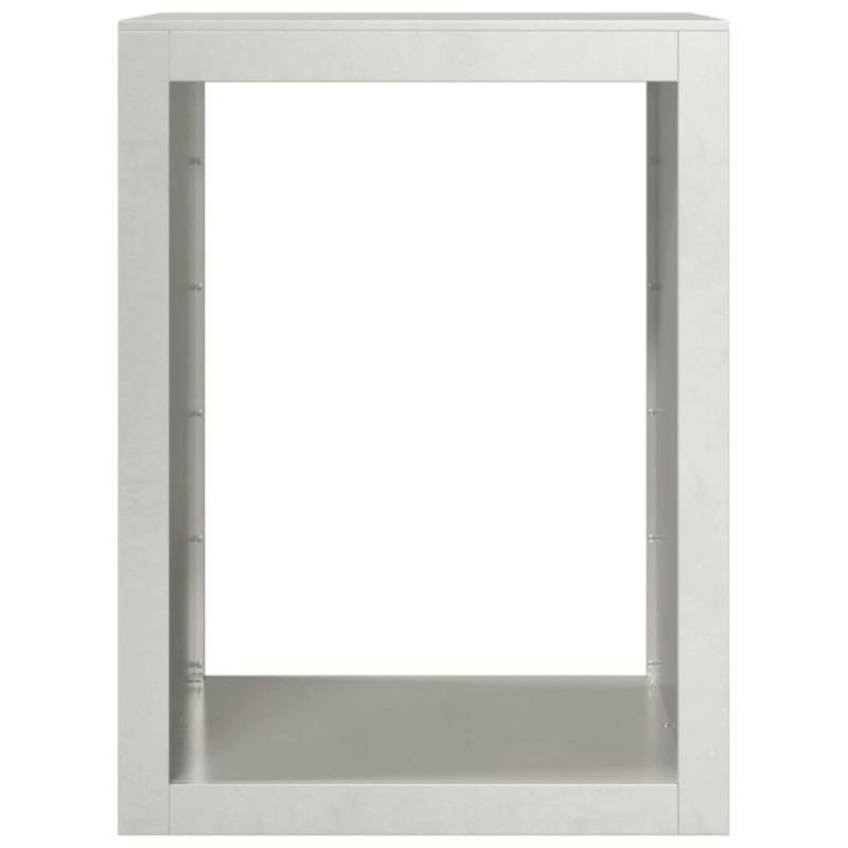 VIDAXL Portant de bois de chauffage 60x40x80 cm acier inoxydable