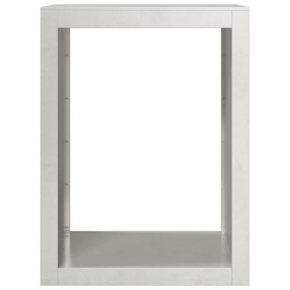 VIDAXL Portant de bois de chauffage 60x40x80 cm acier inoxydable