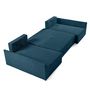 Voir la diapositive 3 : BEST MOBILIER Mike - canapé panoramique en u - 7 places - convertible avec coffre - en velours côtelé