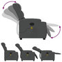 Voir la diapositive 5 : VIDAXL Fauteuil de massage inclinable Gris fonce Tissu