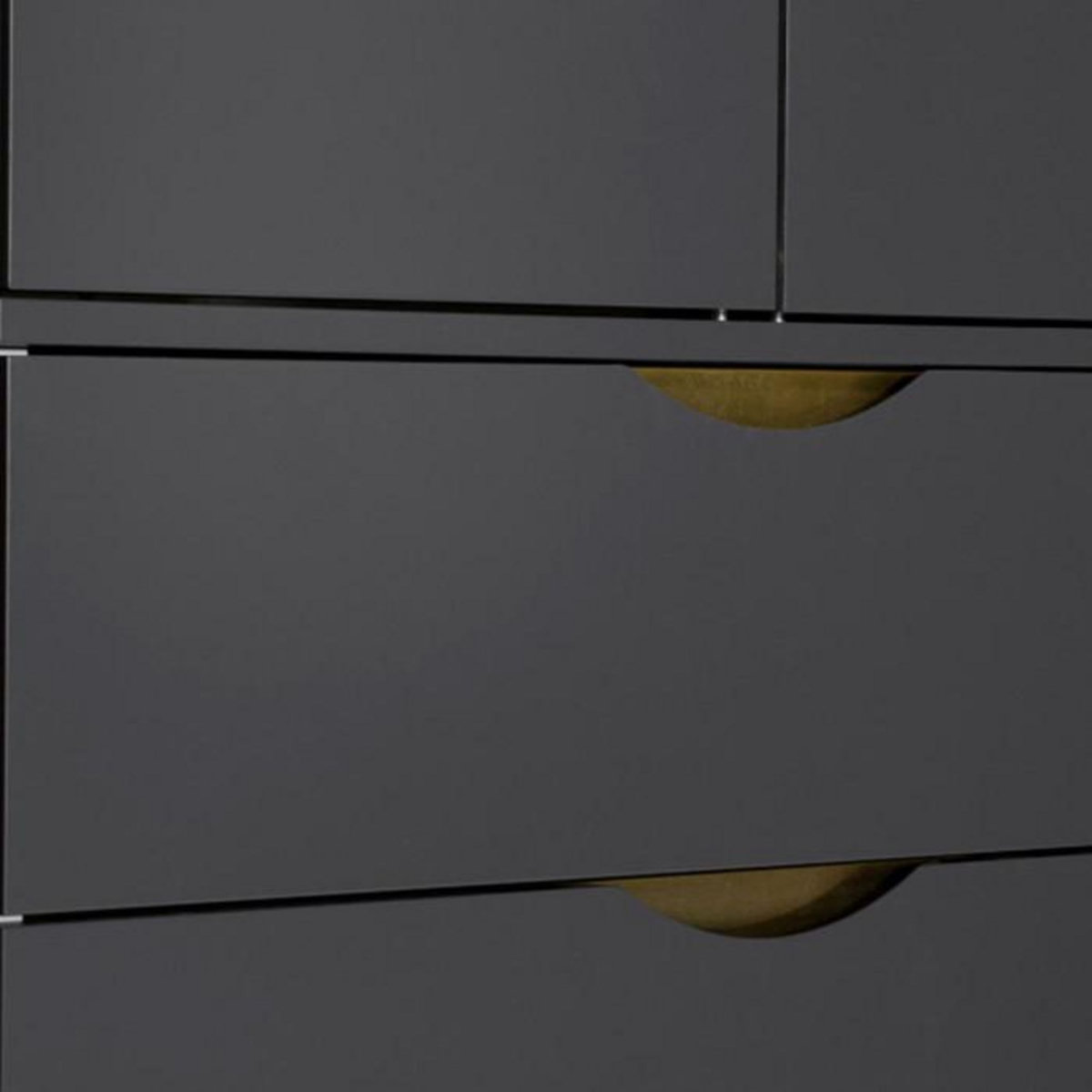 Paris Prix Armoire 2 Portes Design  Kobe  195cm Gris