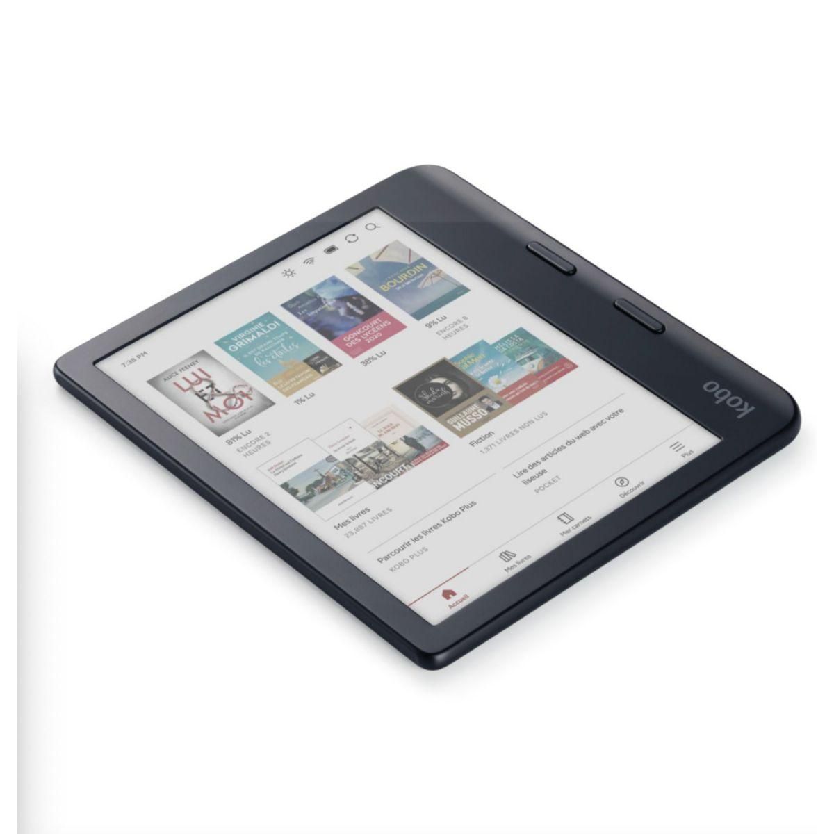 kobo Liseuse eBook Pack Libra Colour + Stylus 2 noir