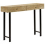 Voir la diapositive 1 : VIDAXL Table console Bois de manguier massif 102x30x79 cm