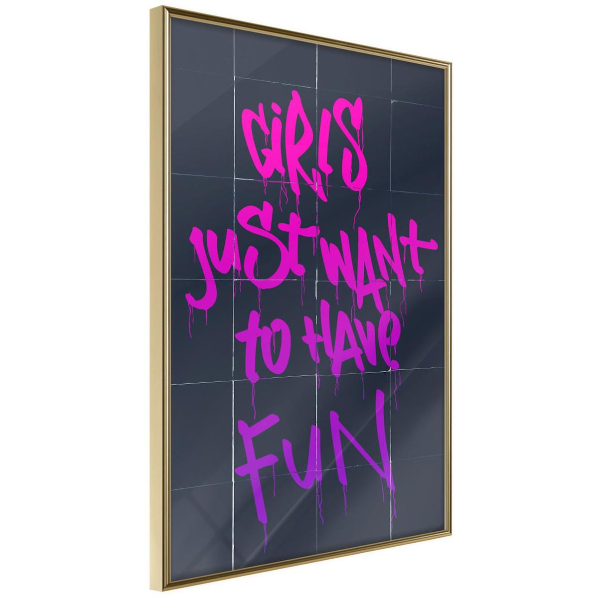 Paris Prix Affiche Murale Encadrée  What Girls Want