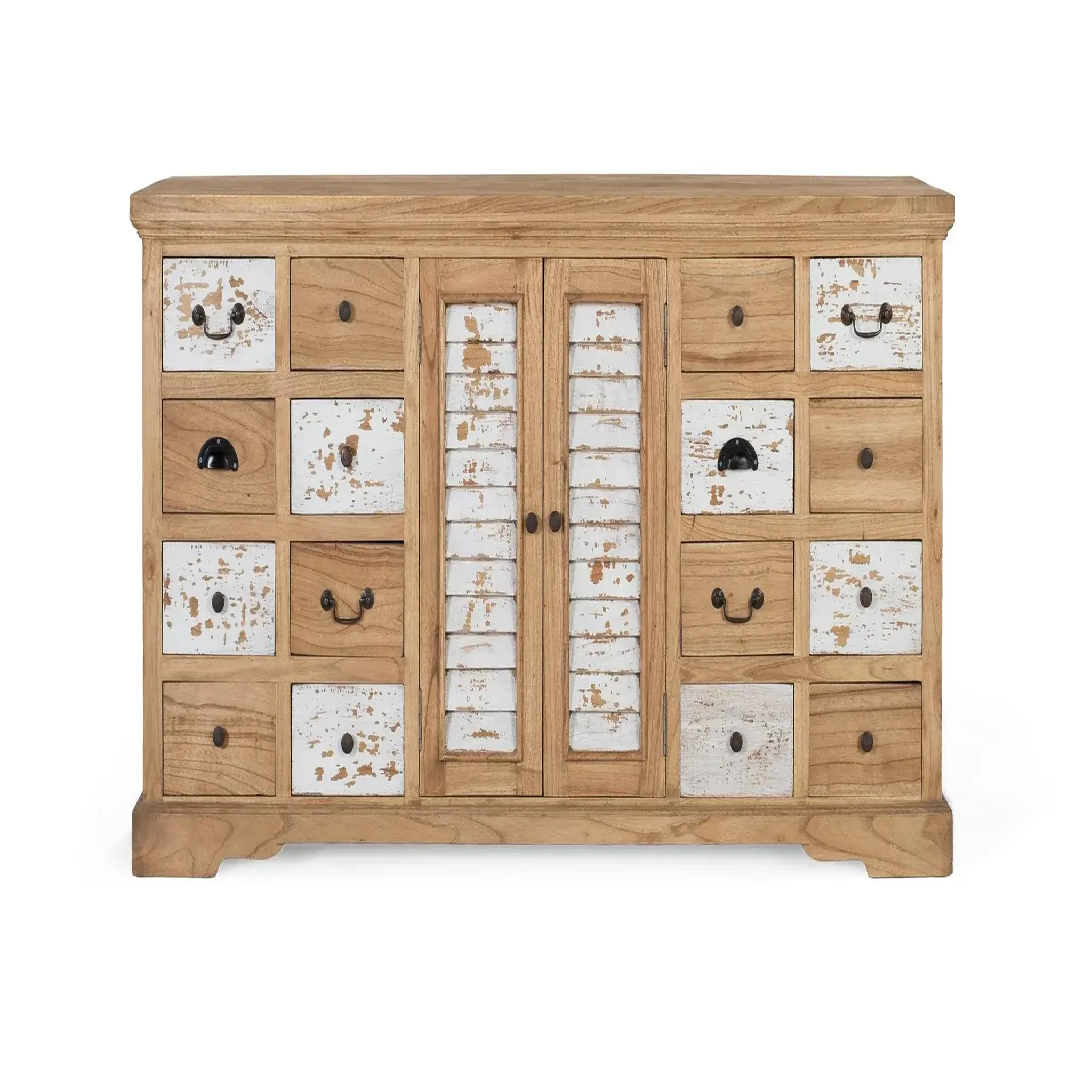 GINER Y COLOMER SL Buffet en bois de mindi 160 cm style rustique moderne