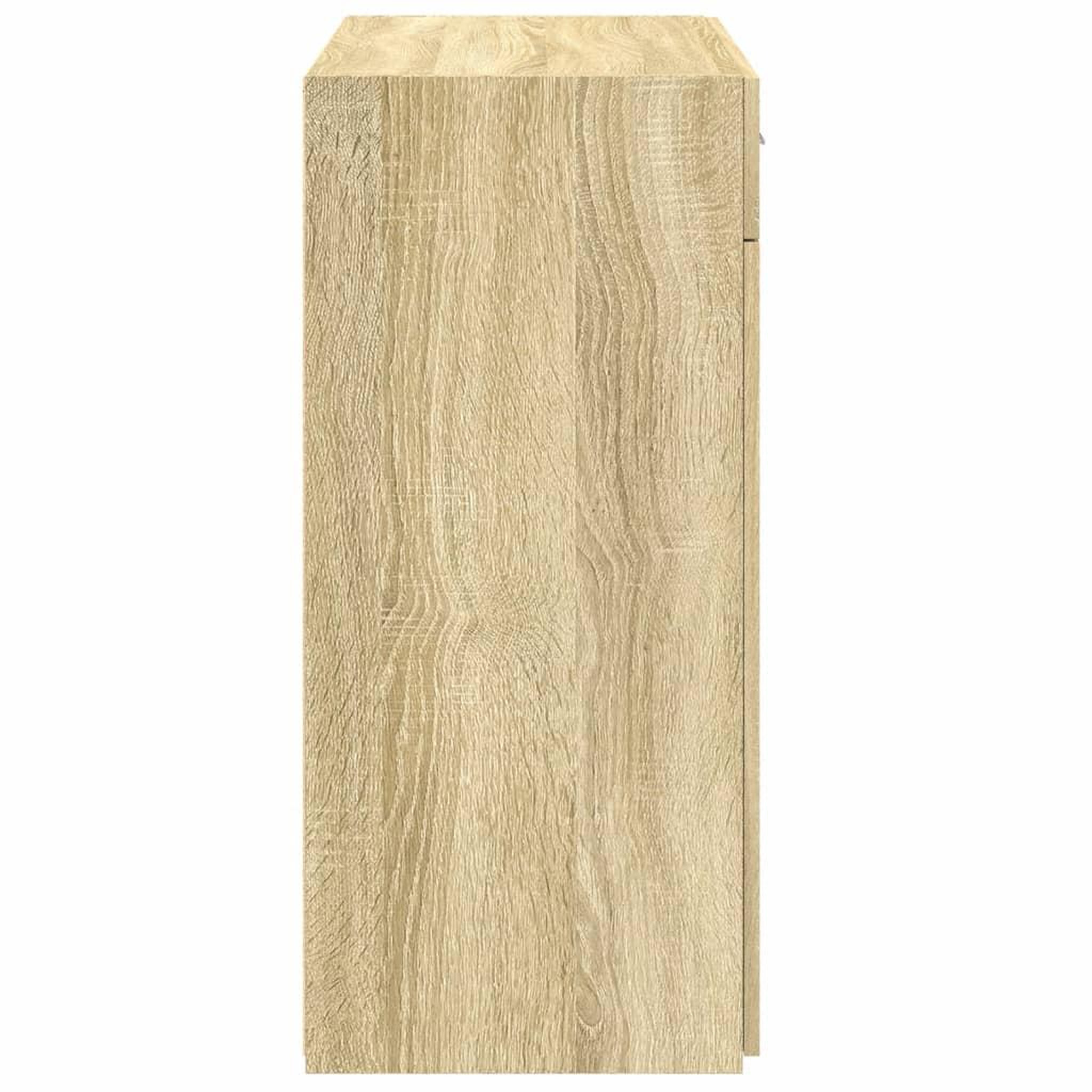 Voir la diapositive 5 : VIDAXL Buffet chene sonoma 80x42,5x93 cm bois d'ingenierie