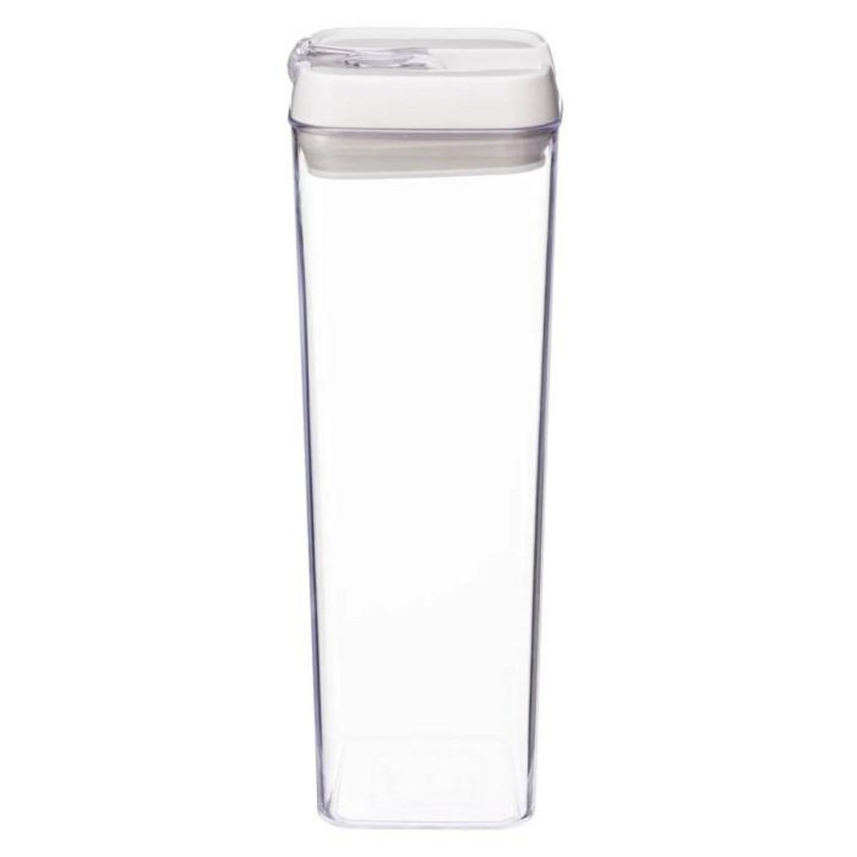 FIVE Bocal en Plastique Carré  Oslo  1,7L Transparent