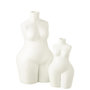 Voir la diapositive 2 : Paris Prix Vase Design Corps  Femme  47cm Blanc