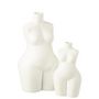 Voir la diapositive 2 : Paris Prix Vase Design Corps  Femme  47cm Blanc