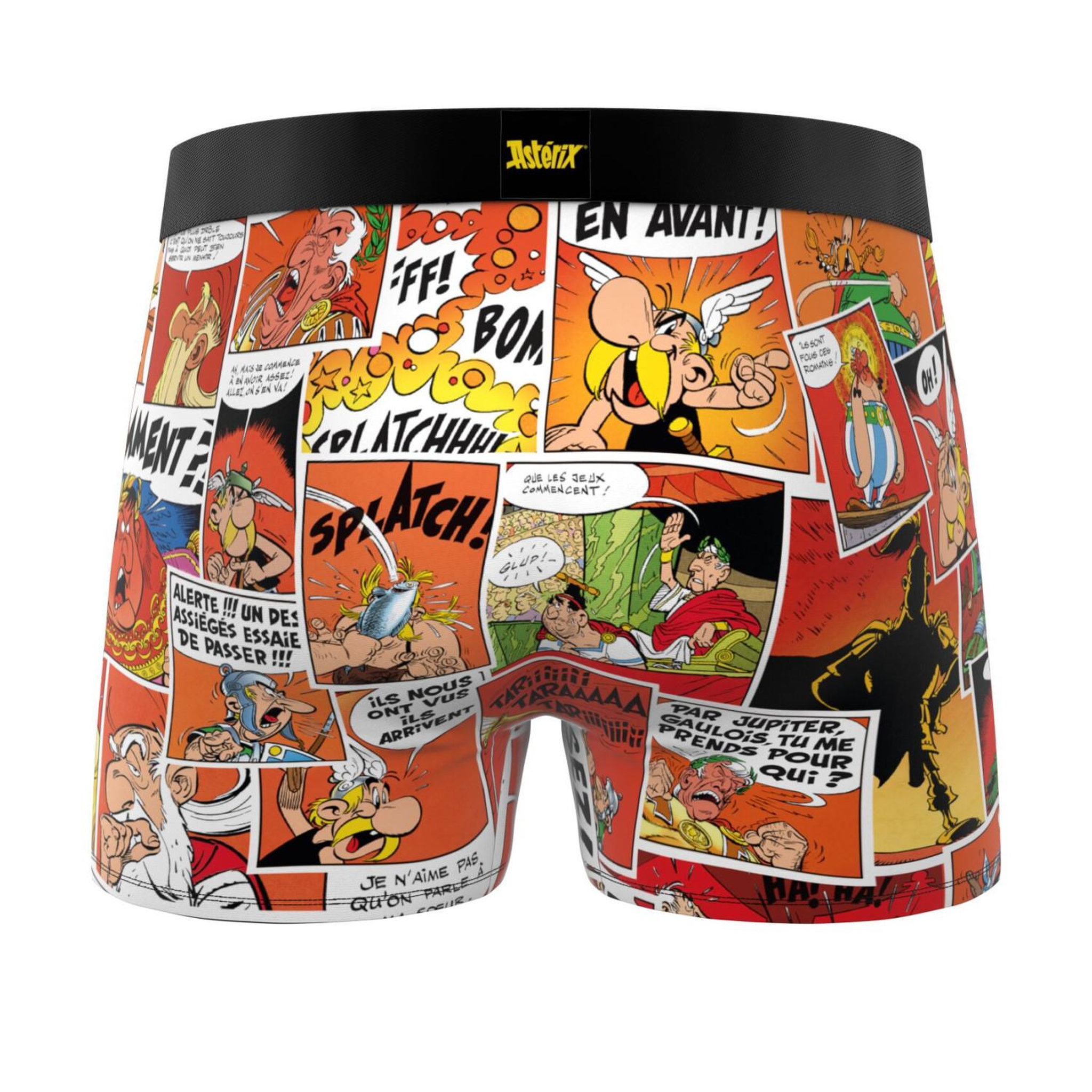 Voir la diapositive 6 : FREEGUN Lot de 3 boxers homme Asterix