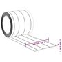 Voir la diapositive 6 : VIDAXL Rideau de porte transparent 200 mmx1,6 mm 50 m PVC