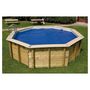 Voir la diapositive 2 : UBBINK Bâche à bulles bordée pour piscine - D510cm
