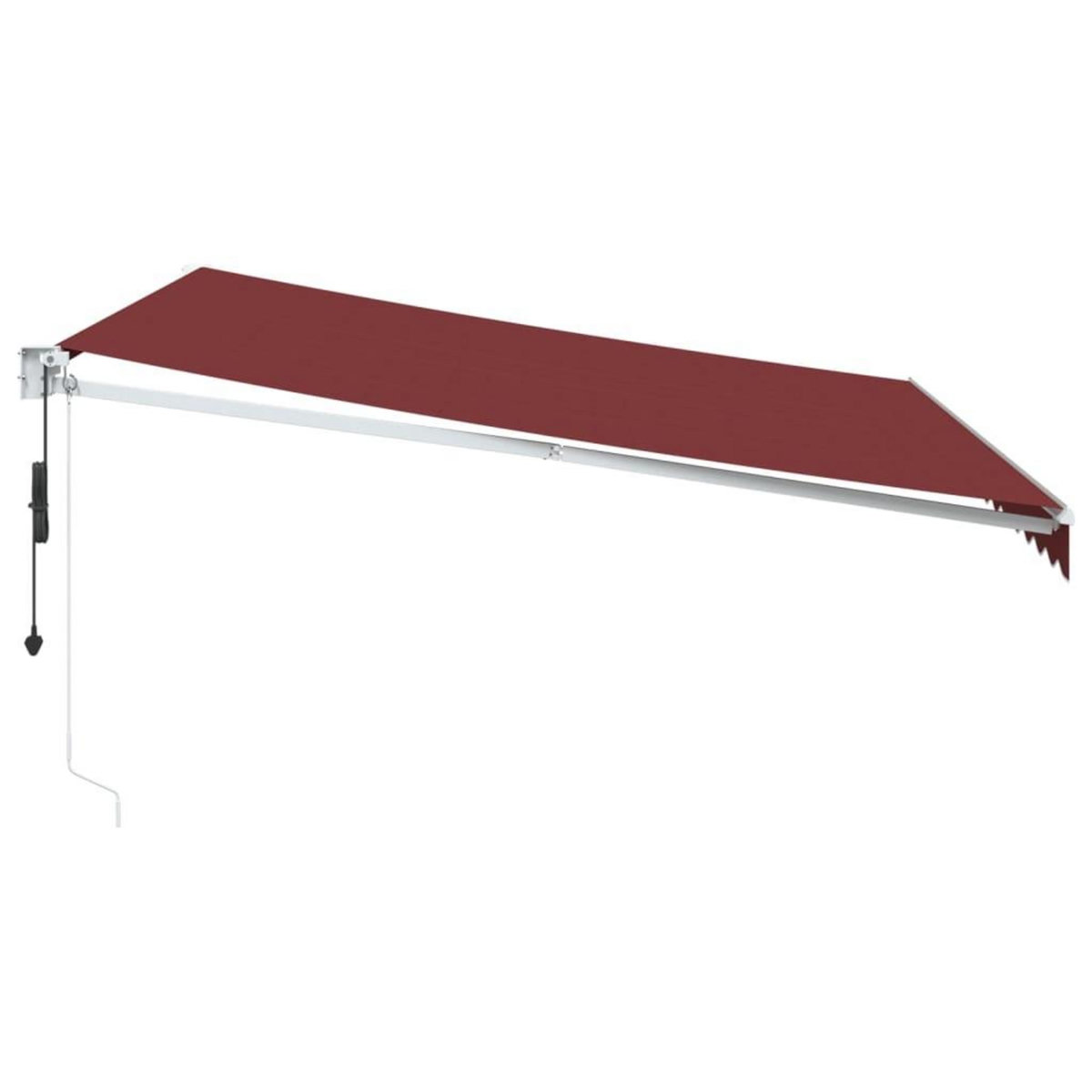 VIDAXL Auvent retractable automatique bordeaux 400x300 cm