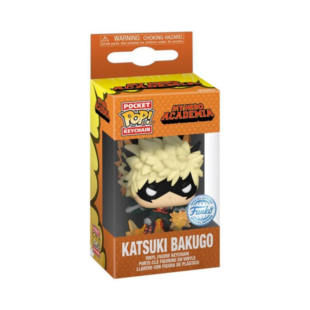 Funko Figurine Funko Pop! Porte clés My Hero Academia Katsuky Bakugo explosion