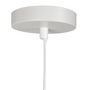 Voir la diapositive 6 : OSTARIA Suspension métal Lys beige blanche