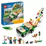 LEGO City 60353 Mission de sauvetage des animaux sauvages? Jouet de Construction Interactif avec Briques, Camion, Figurines Animales et 3 Minifigurines