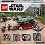 LEGO Star Wars 75312 Le vaisseau de Boba Fett, Set avec 2 Figurines, dès 9 ans