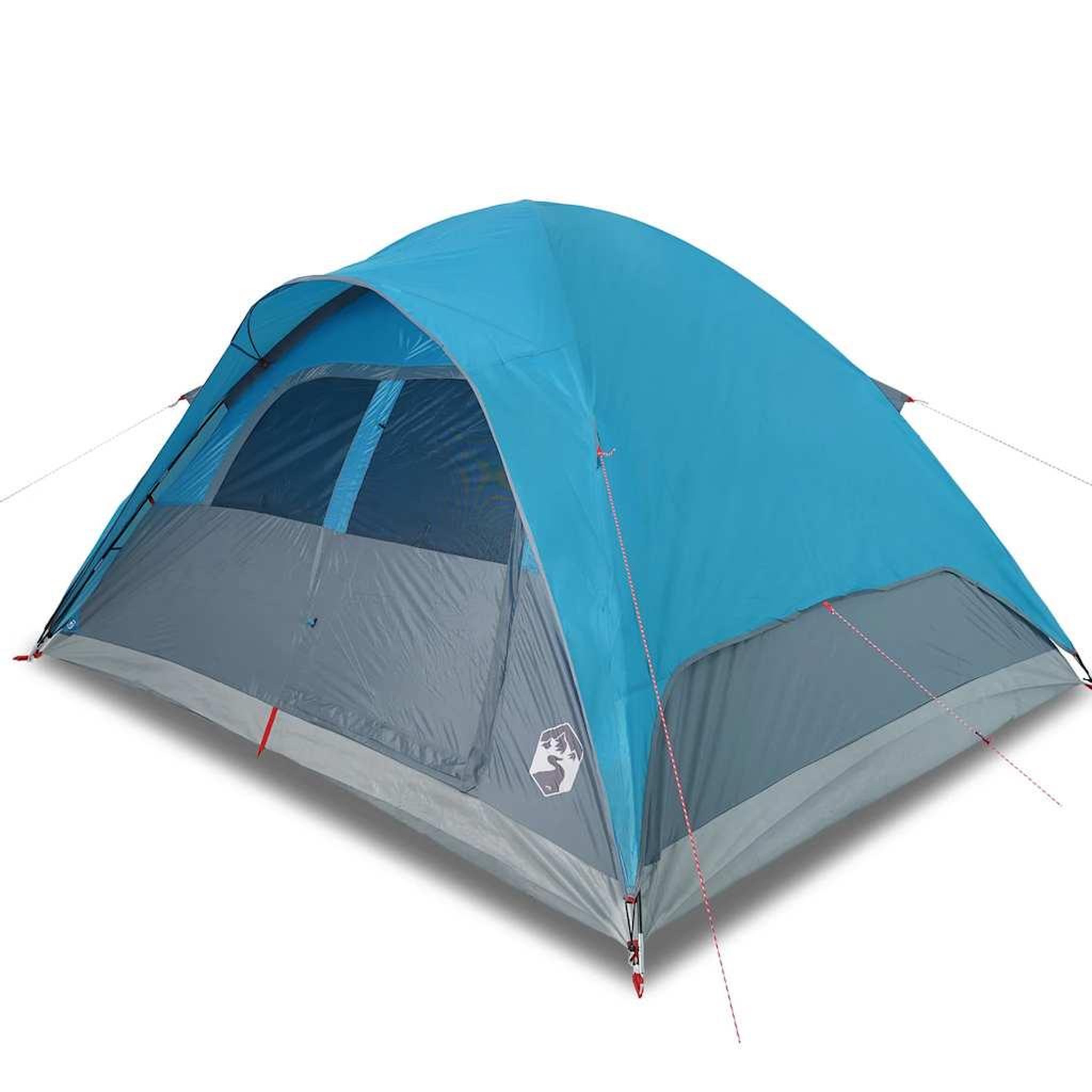 Voir la diapositive 2 : VIDAXL Tente familiale a dome 6 personnes bleu impermeable