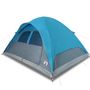 Voir la diapositive 2 : VIDAXL Tente familiale a dome 6 personnes bleu impermeable