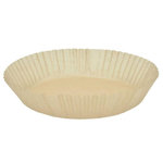 Paris Prix Lot de 25 Feuilles de Papier Cuisson  Friteuse à Air  20cm Marron