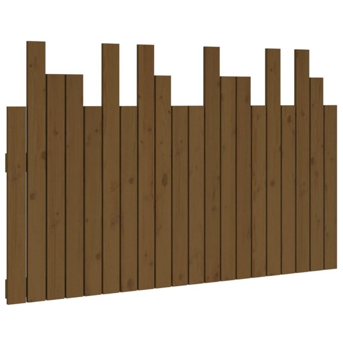 VIDAXL Tete de lit murale Marron miel 127,5x3x80 cm Bois massif de pin
