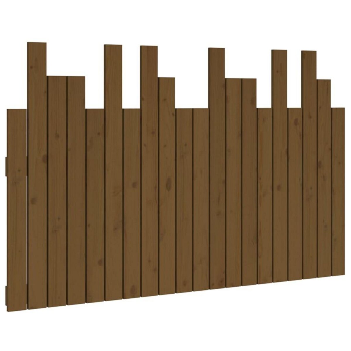 VIDAXL Tete de lit murale Marron miel 127,5x3x80 cm Bois massif de pin