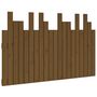 Voir la diapositive 2 : VIDAXL Tete de lit murale Marron miel 127,5x3x80 cm Bois massif de pin