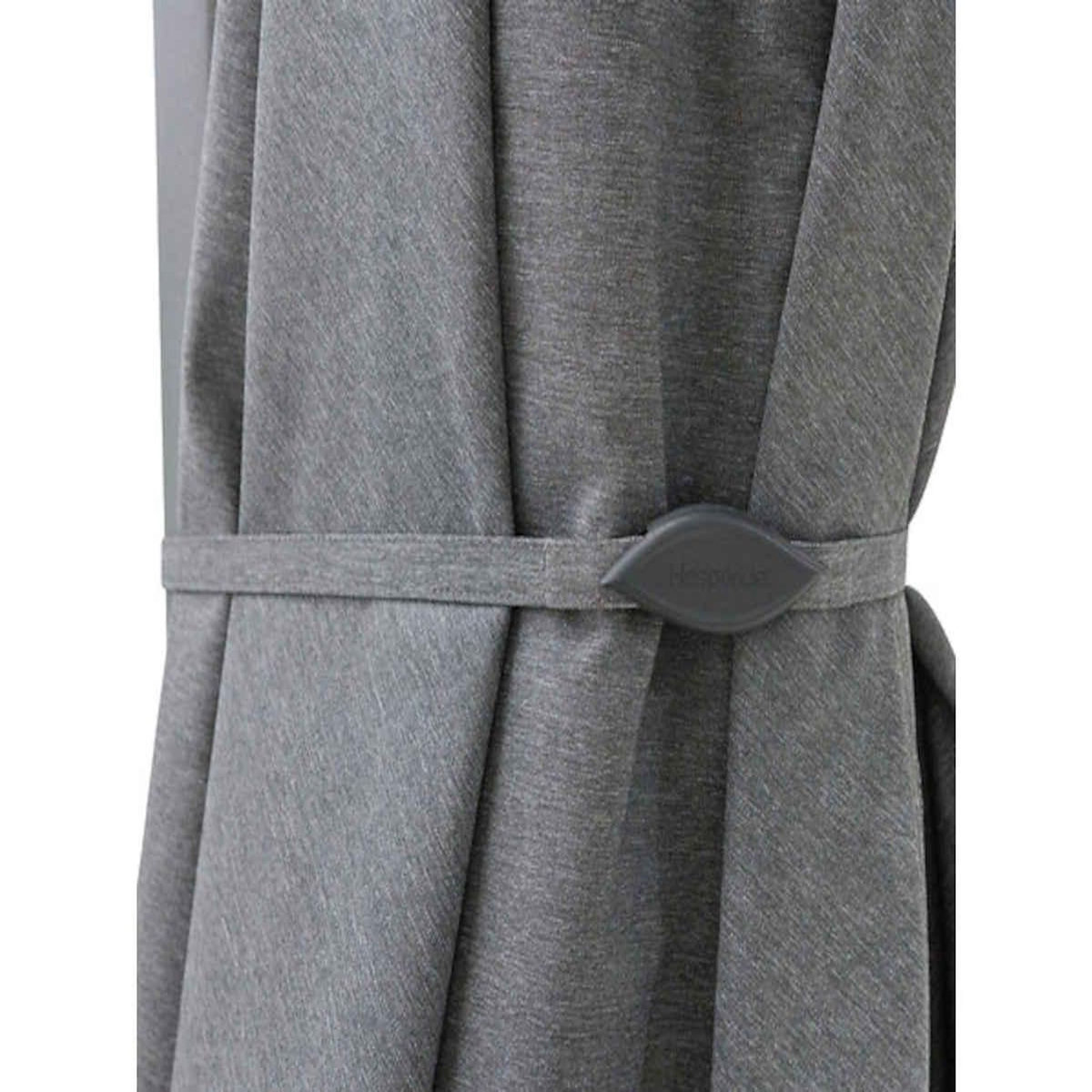 HESPERIDE Parasol déporté rectangulaire Melhia Graphite avec LED - 4 x 3 m - Hespéride