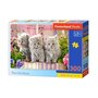 Castorland Puzzle 300 pièces : trois petits chatons gris