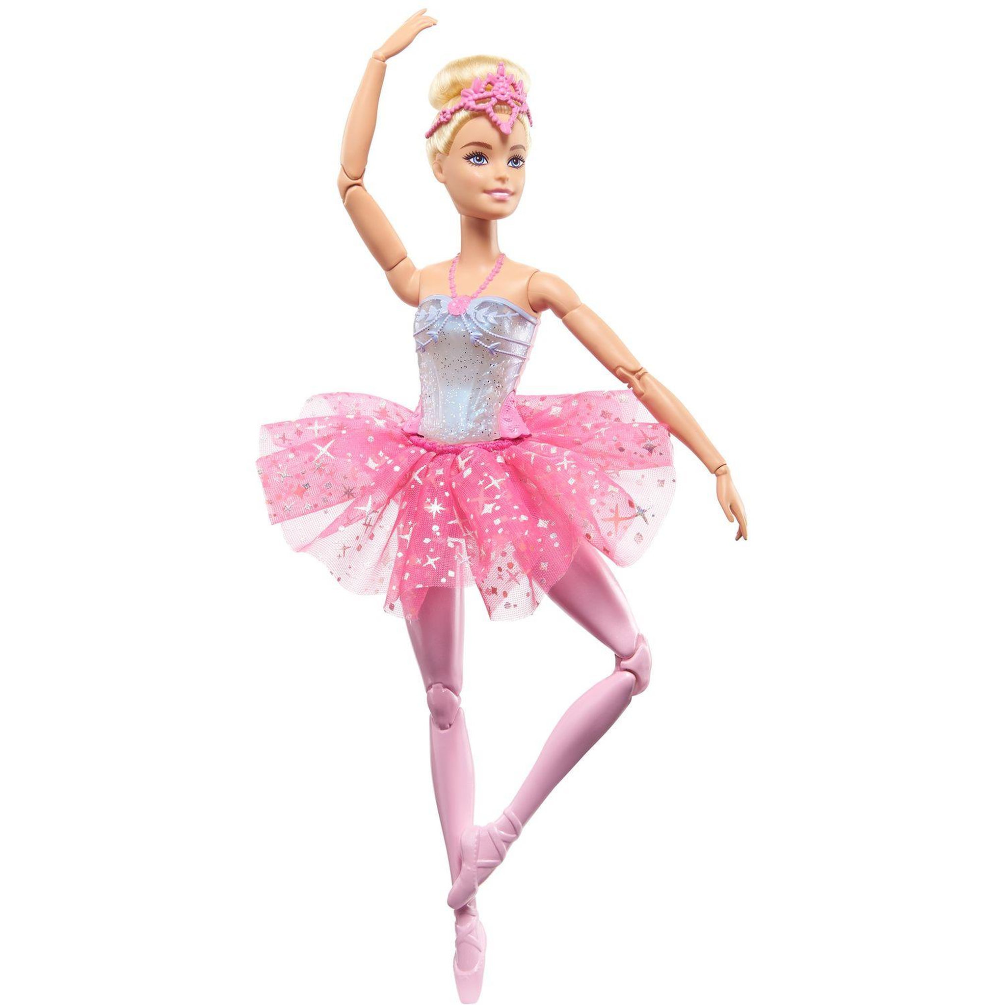 Voir la diapositive 2 : BARBIE Poupée ballerine lumières magiques 