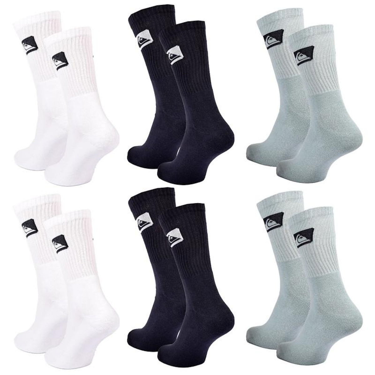 QUIKSILVER Chaussettes QUIKSILVER CUSHIONED CREW