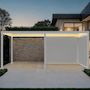 Voir la diapositive 2 : SWEEEK Pergola bioclimatique motorisée aluminium 6x3m LED + 2 stores 3m Triomphe