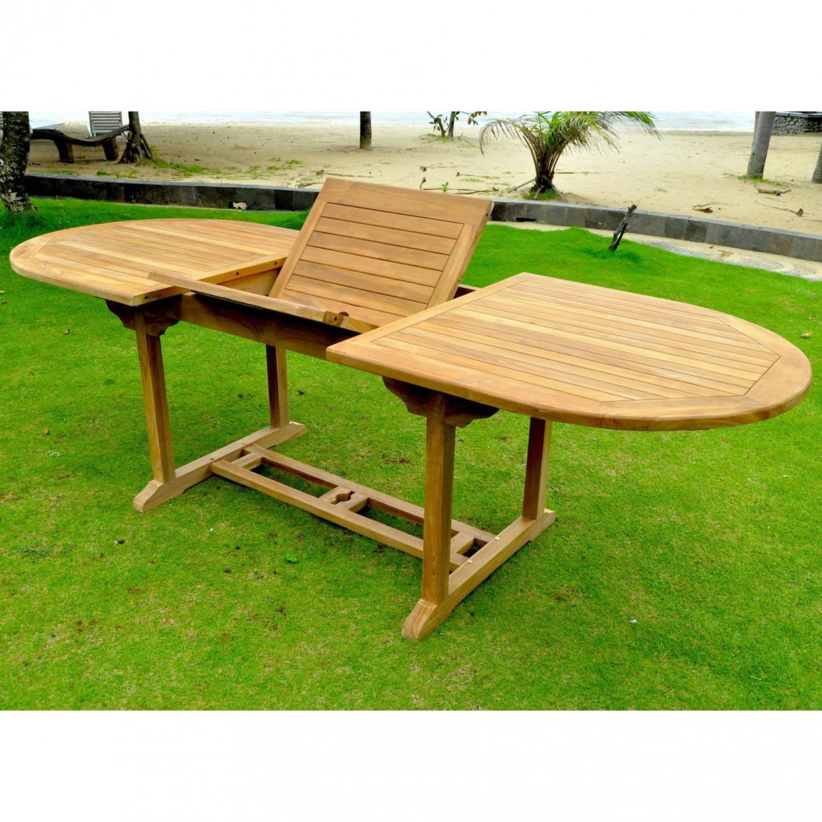 CONCEPT USINE Table ovale + 10 chaises KAJANG