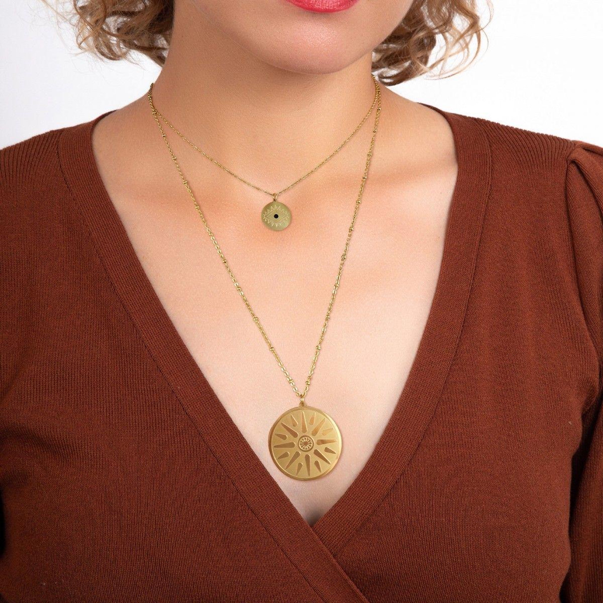 Voir la diapositive 2 : SC BOHEME Collier par SC Bohème en acier inoxydable