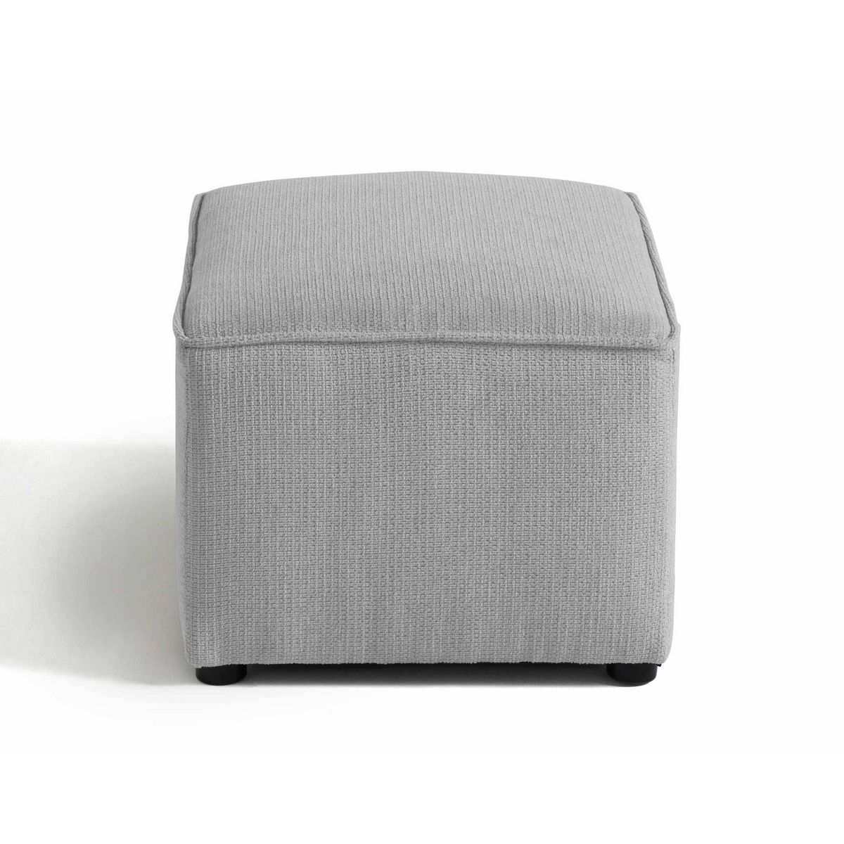 BEST MOBILIER Canopy - pouf - en tissu texturé
