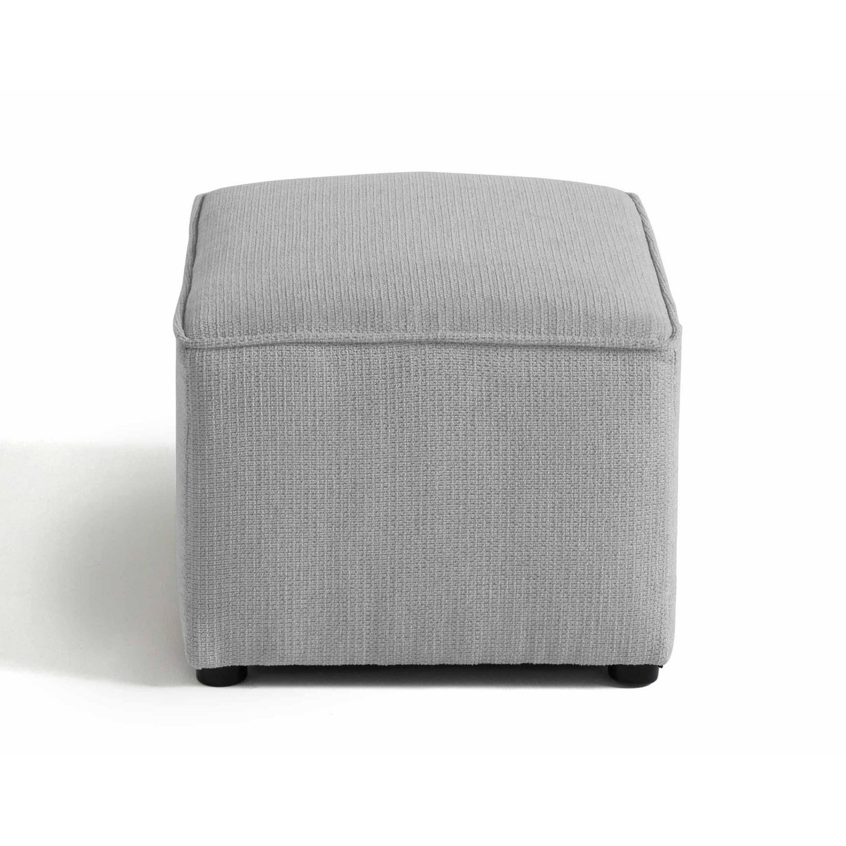 BEST MOBILIER Canopy - pouf - en tissu texturé