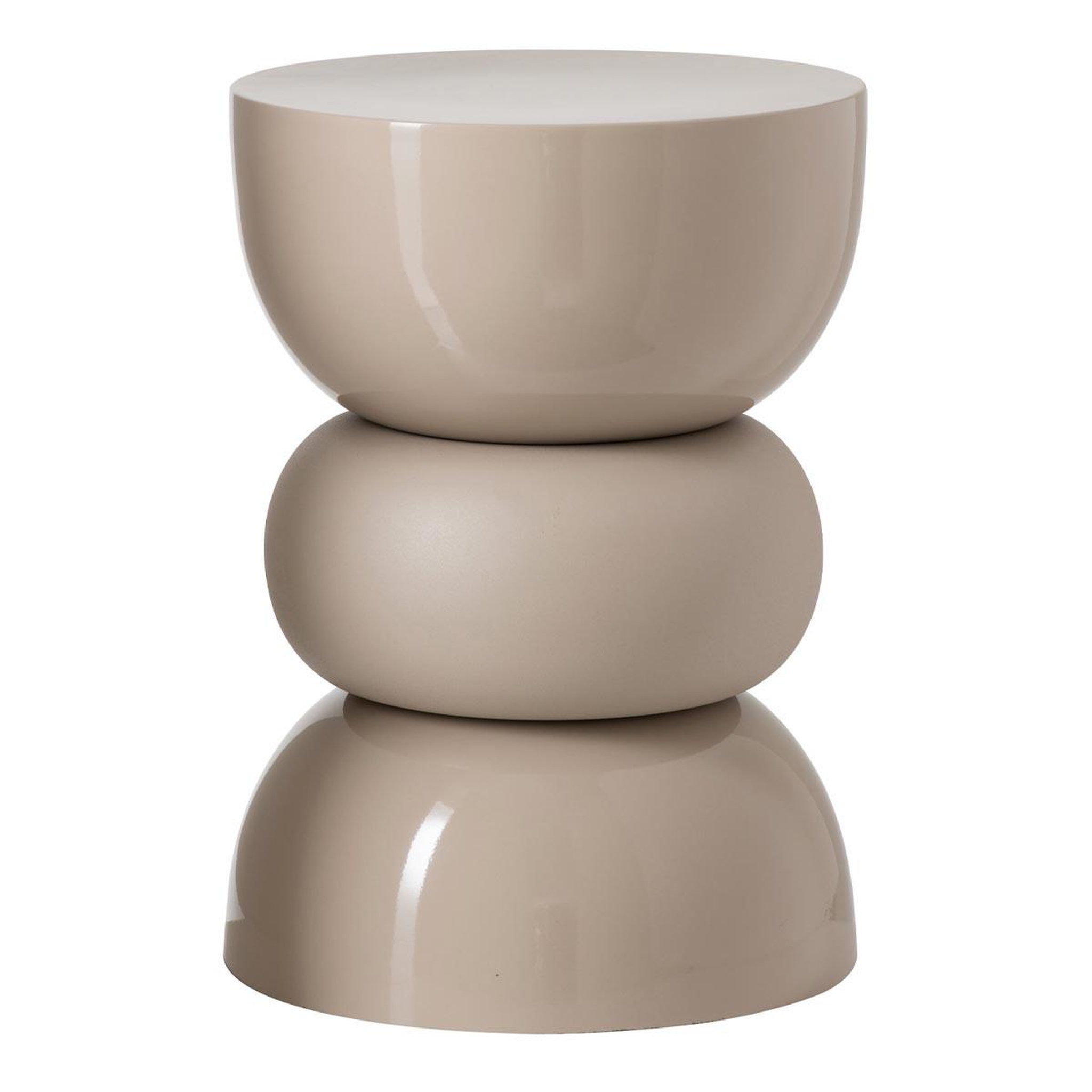 J-LINE Table d'appoint design  bubble  43cm beige